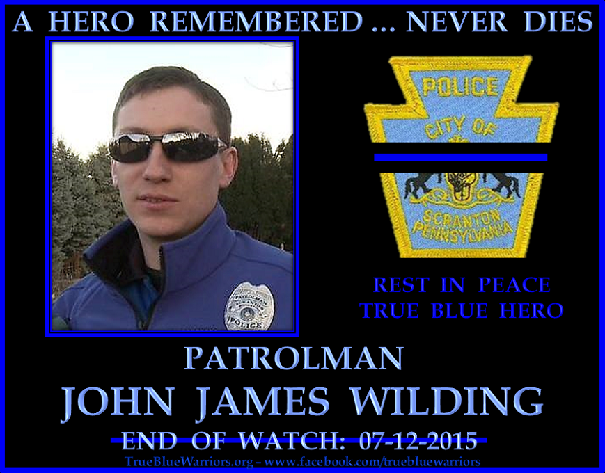 RIP to Patrolman John WILDING