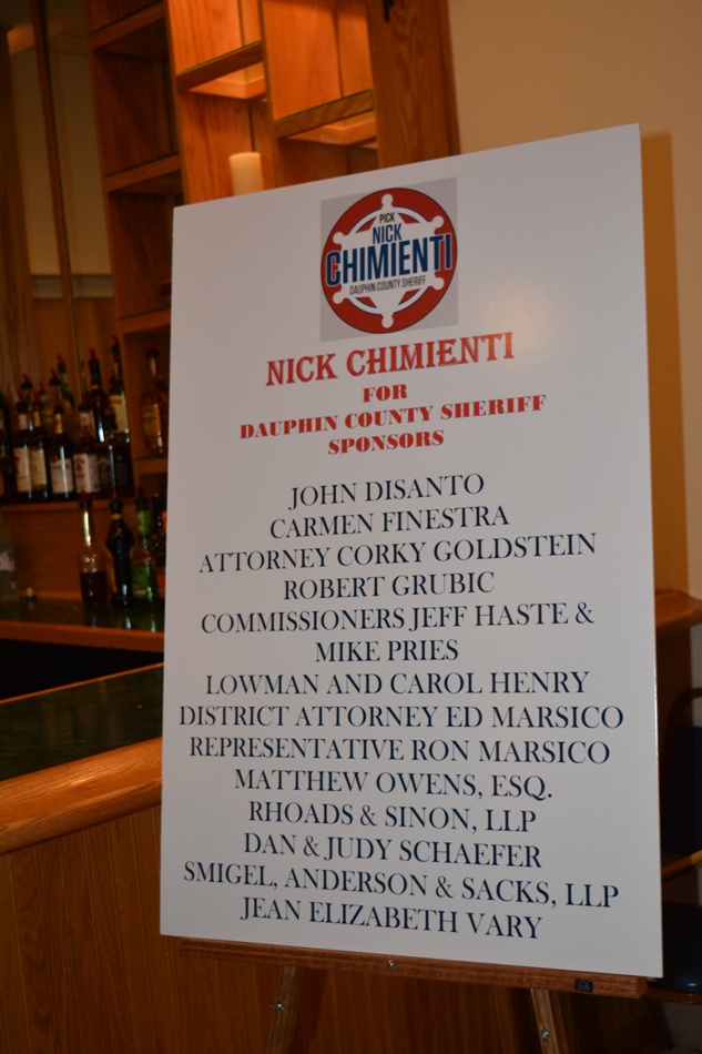 Nick Chimienti For Sheriff Fundraiser - An evening of Jazz and Great Food