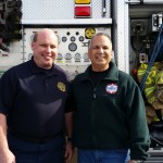 Nick with member of Colonial Park Fire Co.